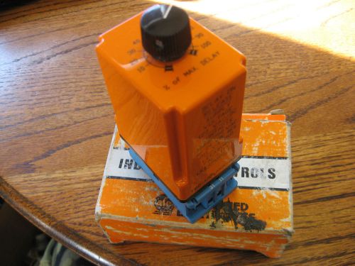 Dpdt 10 amp ac &amp; dc adjustable slow release (delay on release) time delay relay for sale