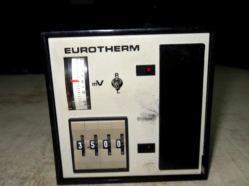 (X9-7) 1 USED EUROTHERM 990/4-20MA/N/0-9.999MV/P10/DVT/115V/X/RLS/A TEMP CONTROL