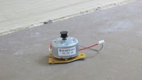 RF-500TB-14415 motor for electronic devices with geared pulley
