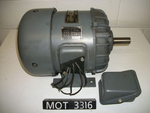 Century 1.5/.37HP 5CM-213-FMA  213 Frame 3 Phase 2 Speed Motor (MOT3316)