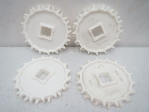 LOT 4 NEW INTRALOX SERIES-2200 16T DOUBLE ROW 40MM SQUARE BORE SPROCKET B256094