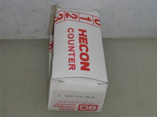 HECON COUNTERS G0-802-165-4 (RED BOX) *NEW IN BOX*