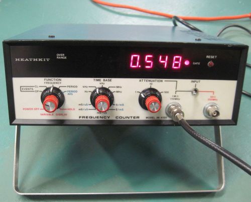 Heathkit frequency counter model im 4120 – factory wired – wconnector assortment for sale