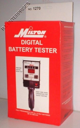 Milton digital battery tester no. 1270 for sale