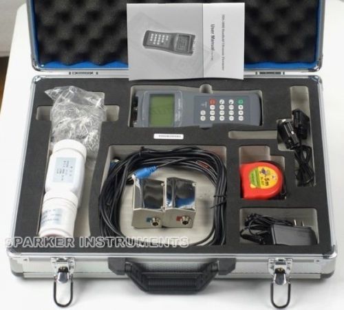New TDS-100H-M1 Digital Ultrasonic Handheld Flow Meter Tester Flowmeter