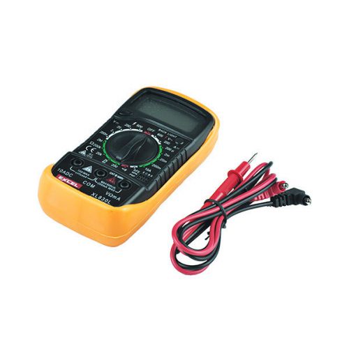 Lcd digital multimeter amp voltmeter resistance ohm volt ammeter beeper xl-830l for sale