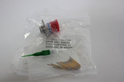 NEW AMPHENOL MIL SPEC CIRCULAR CONNECTOR W/CONTACTS D38999/20FB35SN (S8-3-22A)