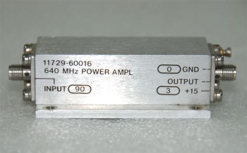 11729-60016 640 MHz POWER AMPL