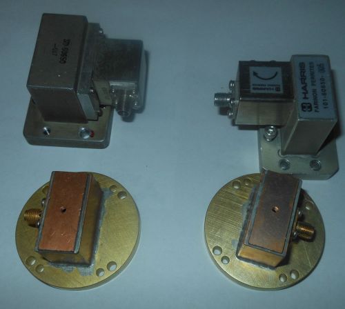 WR112, WR137 Qty 4 Waveguide to Coax adapters  RF Junk