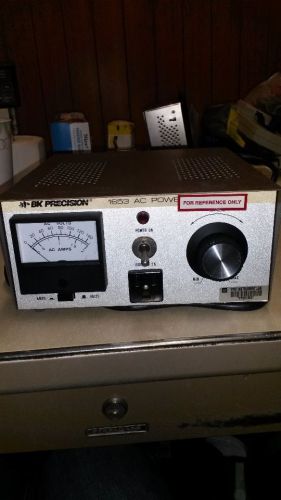 Bk precision dynascan corporation 1653 ac power supply for sale
