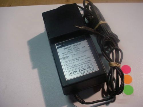 HENRY RADIO INC.BATTERY CHARGER ACH-15 12VDC 600mA 19W.  FAST SHIP