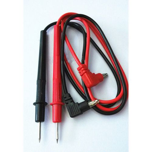 1 pair smd multimeter small sharp right angle banana plug test probe pen leads for sale