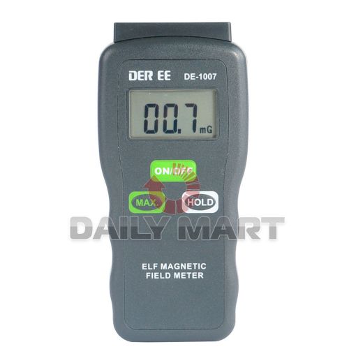 DER EE NEW DE-1007 EMF ELF Electromagnetic Magnetic Field Meter Tester
