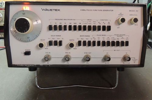 Wavetek Model 187 4MHz Pulse/Function Generator Excellent! Tested &amp; Working.