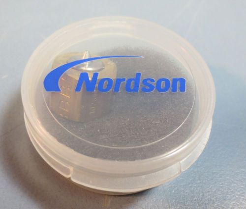 Nordson Glue Brass Nozzle Model 1026683 .018&#034; Orifice .300&#034; Engagement New