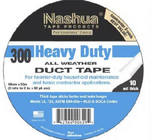 Berry Nashua #396, 2.83&#034; x 60yd Silver, 10 Mil, Multi Purpose Duct Tape 1087088