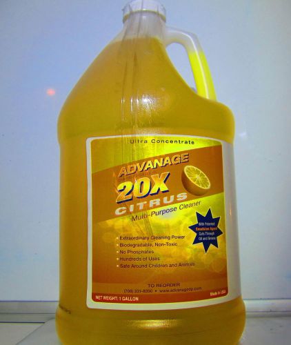 Genuine Advanage 20X Citrus Cleaner  One Gallon Size!!