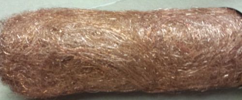 3 lb copper wool fiber thickness 0.003 in. nominal individual fibers 100% copper for sale