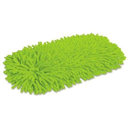 Quickie® Home Pro Soft &amp; Swivel Dust Mop Refill, Microfiber/Chenille, Green