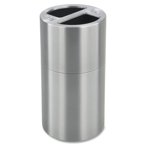 Safco SAF9931SS Dual Recycling Receptacle