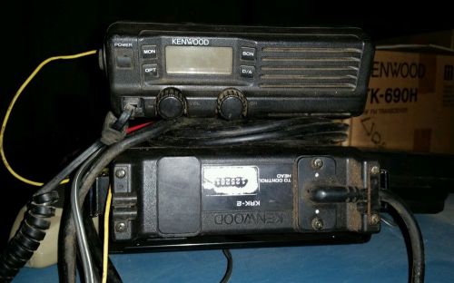 Kenwood TK-630H FM Mobile Radio   w/ control head  mic &amp; bracket