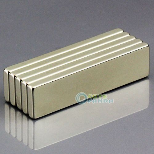 10pcs Strong Block Cuboid Magnets 40mm x 10mm x 3mm Rare Earth Neodymium N50
