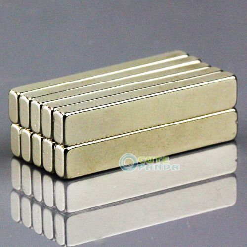 Lot 10pcs Strong N50 Block Bar Cuboid Magnets 30 x 5 x 3mm Rare Earth Neodymium