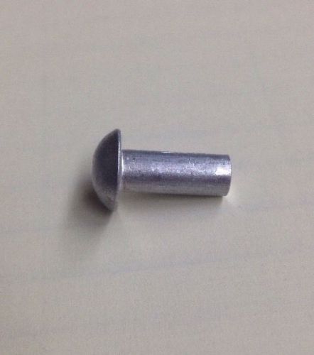 1/4 X 5/8 Round Head Rivet Solid Aluminum 100 Pcs