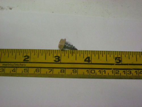 1/2 inch hex head sheet metal screw painted tan (100 pieces) for sale