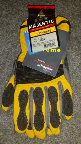 Majestic Extrication gloves, sz L Large *NWT* firefighter, EMT, EMS