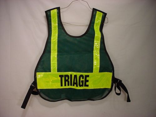 New triage reflective safety vests hi visibility (triage) 122713 for sale