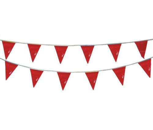 Cortina 03-400-60 - vinyl pennant, 60&#039; length x 9&#034; width, red for sale