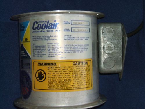 American Cool Air Inline, Duct Fan