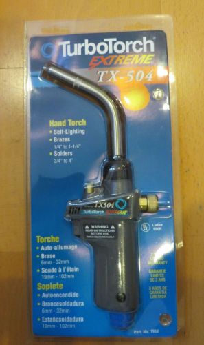 Turbotorch tx504 self lighting extreme hand torch 4pe99, pn 1960 for sale