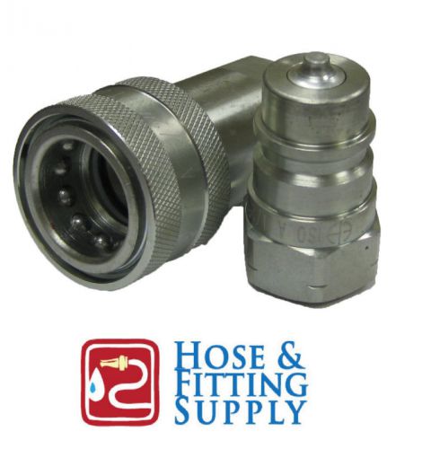 Hydraulic quick disconnect set - iso 7241-a - 1/2&#034; for sale