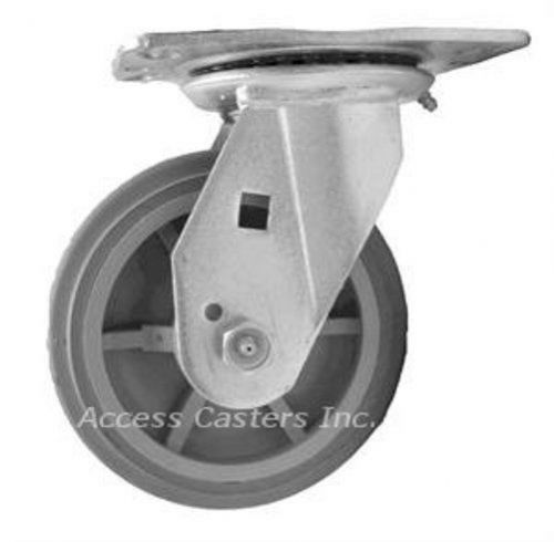 5plpns 5&#034; x 2&#034; swivel plate caster, non-marking wheel, 500 lbs capacity for sale