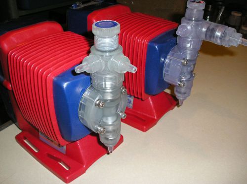 Lot of two (2) walchem wal chem pumps  cooling tower pumps chlorine pool spa for sale