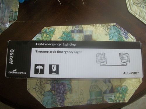 All-pro exit/emergency lighting (ap2sq) for sale
