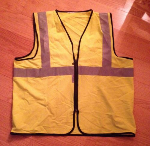 Lux ssgz premium solid standard safety vest - zippered (size - large) for sale