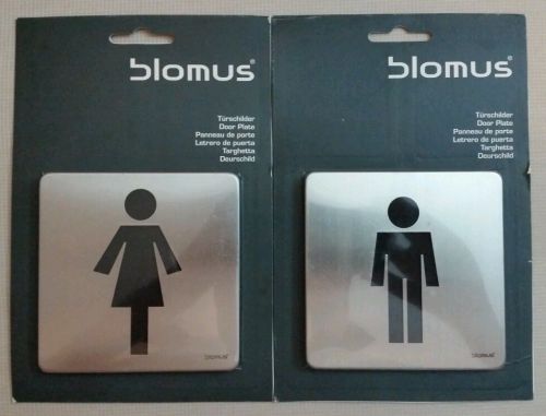 Stainless Restroom sign