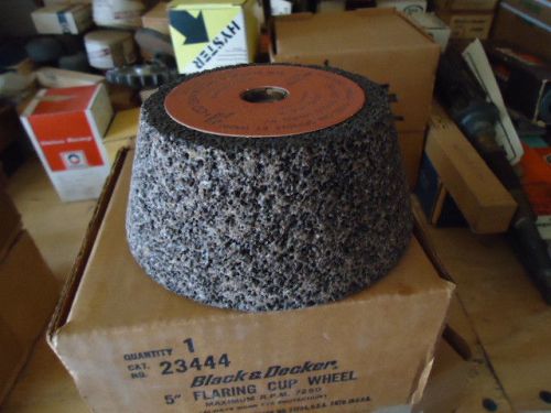 Nos black &amp; decker 5&#034; flaring cup wheel 23444 ~ new in box for sale