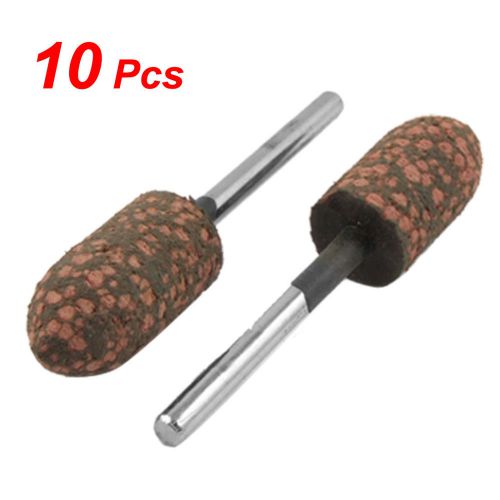 10 Pcs Polishing Buffing Mounted Points 3mm Dia Shank 10mmx20mm Grinding Heads