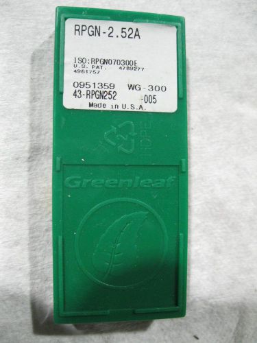 Ceramic inserts. greeenleaf. 10 pcs. rpgn 2.52a.  wg300.  now just $6 per insert for sale