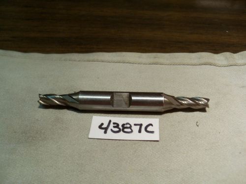 (#4387C) Resharpened .230/.225 Inch Double End Style End Mill