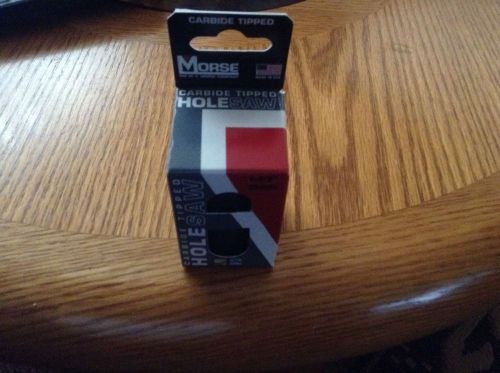 Morse Carbide Tipped Hole Saw 1-1/2&#034; (38mm) NEW!!!