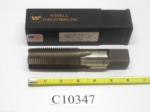 New widell m36 x 3.0 6h d8 4fl l/s taper made in usa hss tap lot c10347 for sale