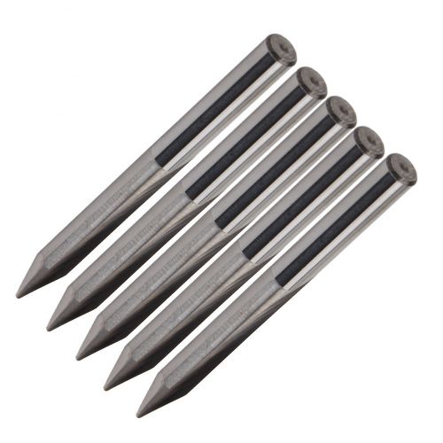5pcs 4mm shank 30 degree 0.6mm blade dual flute carbide pcb engraving bit router for sale