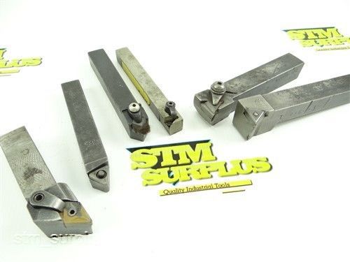 Lot of 6 1/2&#034; &amp; 3/4&#034; shank indexable tool holders kennametal for sale