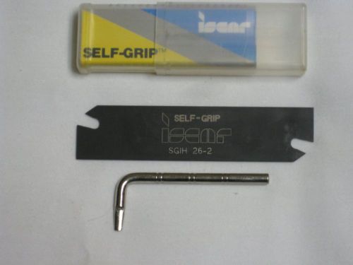 Iscar sgih 26-2 self grip parting/grooving blade for sale