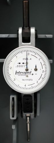 Interapid 1.2&#034; dial test indicator 312b-4 .0001&#034; graduation 0-4-0 reading #41681 for sale
